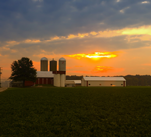 clouds in the countryside