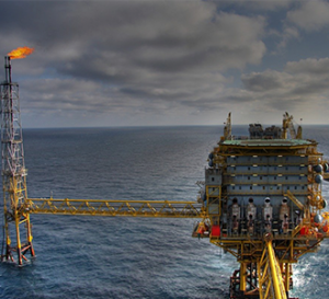 Oil Platform in the ocean